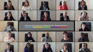 Bourses doctorales et postdoctorales Eugen Ionescu en Roumanie [upl. by Son]