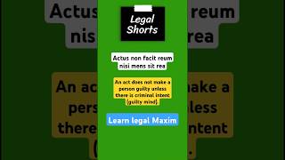 Legal Shorts  Learn Legal Maxims  Law is easy by Sir Wahab [upl. by Dwayne]