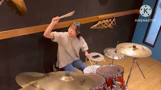 ELLEGARDEN【salamander】13 year old drumming！ [upl. by Ries]