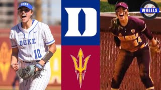 20 Duke vs 21 Arizona State Highlights INSANE GAME  2022 College Softball Highlights [upl. by Notsuh]