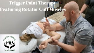 Rotator Cuff Muscle Trigger Points and Insertion and Origin Points [upl. by Dleifyar]