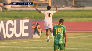 Guyana vs Suriname 13 All Goals and Extended Highlights [upl. by Ahsilyt]