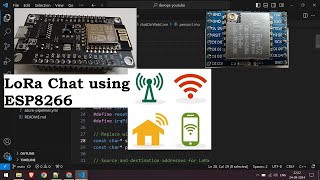 How to Chat without Internet or Mobile Network  LoRa Two Way Chat  ESP8266 WiFi  Arduino IDE [upl. by Rosetta]