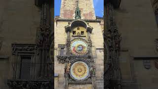 Astronomical clock Pragueshorts astronomicalclock prague [upl. by Uhthna]