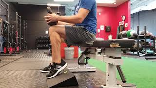 Seated Soleus Calf Raise [upl. by Malsi]