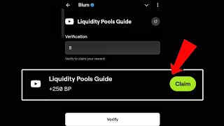 Liquidity Pools Guide Blum  Liquidity Pools Guide Blum Code  Liquidity Guide Youtube Video Keyword [upl. by Toback298]