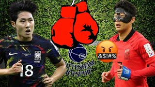 Son from Tottenham injured his finger in a fight with Lee from PSG over a pingpong game [upl. by Pearle840]