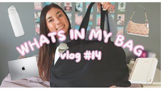 VLOG  whats in my work bag [upl. by Mata]