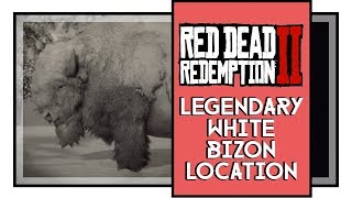 Red Dead Redemption 2 Legendary White Bison Location [upl. by Atela]