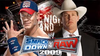 John Cena vs JBL  First Blood Match  WWE One Night Stand 2008  WWE SmackDown vs Raw 2009 [upl. by Melinde644]