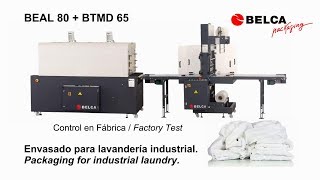 Envasadora para lavandería industrial Test final de fabricación [upl. by Enala]