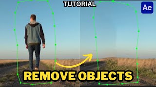 Remove Objects From Video in After Effects  Content Aware Fill [upl. by Sherill]