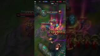 T1 Faker Azir CRAZY ULT in Teamfight vs JDG  LoL World Championship 2022 [upl. by Blankenship599]