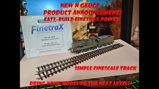 N GAUGE PRODUCT ANNOUNCEMENT  GAME CHANGING  Finetrax Easy Build Point Kits [upl. by Emmons]