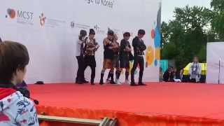 BTS in Moscow Festival quot Bridge to Koreaquot 2014 [upl. by Ahtebbat865]