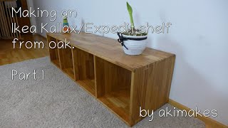 Making an IKEA Kallax  Expedit shelf from oak Part 12 [upl. by Gone]