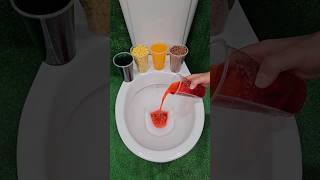 Will it flush  Rainbow Candy vs Colored Mentos in the toilet [upl. by Zane604]