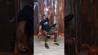 Kettlebell workout from a chair [upl. by Peyter388]