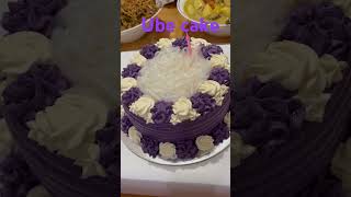 Ube cake with macapuno shortsvideo [upl. by Melc275]