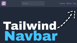 Simple tailwind css navbar [upl. by Vasta]