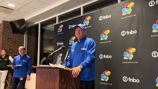 Lance Leipold reacts to KU’s loss to Illinois [upl. by Ahto]