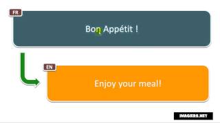 French pronunciation  Bon Appétit [upl. by Tallbot]