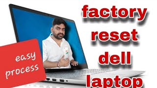 How to reset Dell laptop to factory settings reset windows 10dell laptop reset setting 2024 [upl. by Berhley]