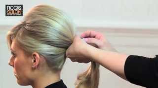 Create a Bardot Wedding Ponytail  Hair Tutorial Video [upl. by Llirret]