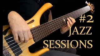 JAZZ STANDARDS  SUGAR  Fretless Bass Improvisation in C Minor [upl. by Herod579]