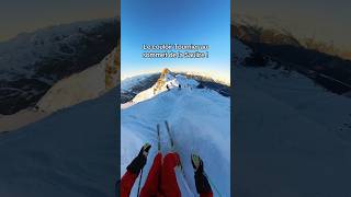 Couloir Tournier la piste noire la plus dure de Méribel  🚨⛷️ ski winter [upl. by Aninad375]