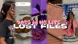 LOST FILES ❀ days in my life target run school vlog bathampbody works run productivity…etc [upl. by Campball]