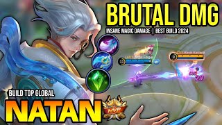 NATAN BEST BUILD 2024  BUILD TOP GLLOBAL NATAN GAMEPLAY  MOBILE LEGENDS✓ [upl. by Moia]