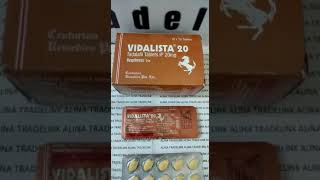 vidalista 20mg Export Only [upl. by Adlesirg55]