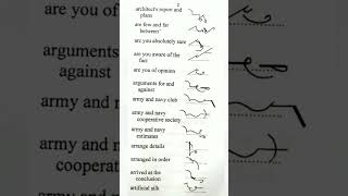 Advance English Shorthand Phraseography Part 2 stenographysikho [upl. by Kissel]