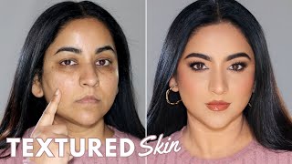 How to do flawless makeup over rough TEXTURED skin [upl. by Herold]