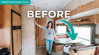 My RV remodel on a budget before amp after  see the whole transformation [upl. by Elmer]