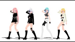 【MMD 4 Models】BLACKPINK  KILL THIS LOVE 【Luka Haku Miku Rin】 [upl. by Niall945]