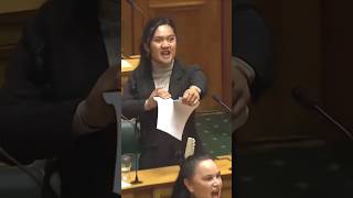 New Zealand mp performs haka for Maori Rights viralvideo viralshorts newzealand [upl. by Pulchi6]