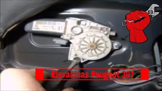 Reparación elevalunas eléctrico Peugeot 307 [upl. by Nele]