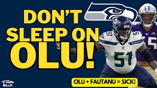 Seahawks Study Olu Oluwatimi was a MAJOR DRAFT SWIPE  Yall Mustve forgot [upl. by Eanat]