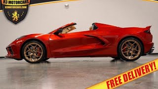 2022 CORVETTE STINGRAY 3LT Z51 RED MIST 10K MILES FREE ENCLOSED DELIVERY FOR SALE R3MOTORCARSCOM [upl. by Nawyt]