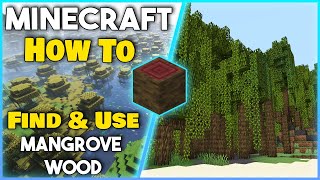 How to FIND and USE MANGROVE WOOD  Minecraft 119 Easy Tutorial [upl. by Narud]