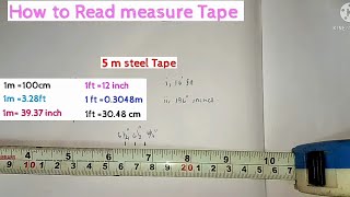 Tape measurement Explained in Tamil  How to read measure inches feet cm meter in Tape Tamil [upl. by Folberth]