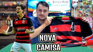 NOVA CAMISA DO FLAMENGO 20242025 I UNBOXING E DETALHES [upl. by Rubin]