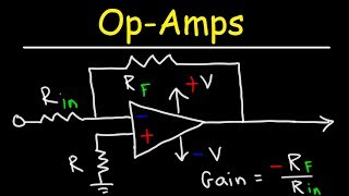 Operational Amplifiers  Inverting amp Non Inverting OpAmps [upl. by Aifos]