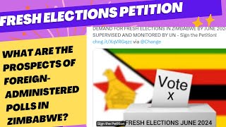 FRESH ELECTIONS IN ZIMBABWE Petition needs to be signed [upl. by Aitnahc196]