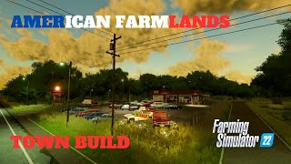 AMERICAN FARMLANDS  TOWN BUILD  FS 22 [upl. by Rimaa]