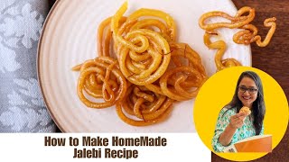 Homemade Jalebi Recipe  Diwali Sweet Recipes  Festival Recipes  Indian Sweet by Archanas Kitchen [upl. by Gelya523]