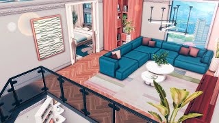 Sims 4 CC Apartment Renovation  Speedbuild  CC [upl. by Monarski]