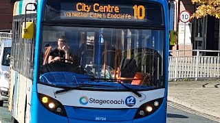 Buses and waves in Sheffield 121024 [upl. by Hallimaj99]